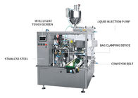 A VAGEM frutifica suficiência do malote de Premade da VAGEM de Juice Automatic Rotary Packing Machine e máquina do selo