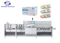 Máquina de embalar caixas de papelão 220 V / 50 Hz para pasta de dente alimentar luvas